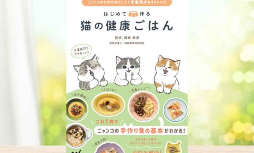 【書籍】　はじめて作る猫の健康ごはん　-ニャンコのためのおいしくて栄養満点な40レシピ-